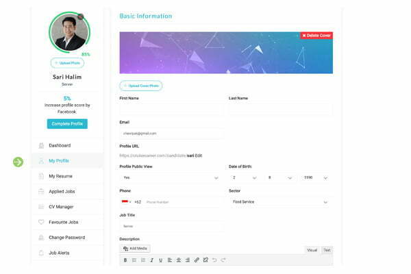 update profile